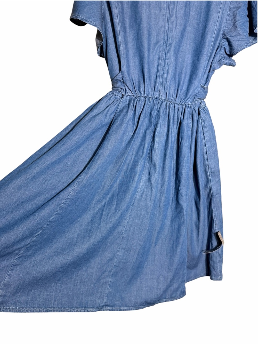 Lane Bryant Denim Wrap-Front Midi Dress - Picture 5 of 8